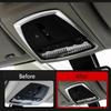 Zubehör für BMW 5er/7er Serie X3 X4 F01 F07 F10 F25 F26 Dekoration für den vorderen Leselampenschirm Innenraum Leseleuchten-Rahmen Aufkleber