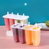 1 entry External supplies Room 4 stick popsicle mold attached Children can Popsicle mold DIY self Ice cream ice cream mold