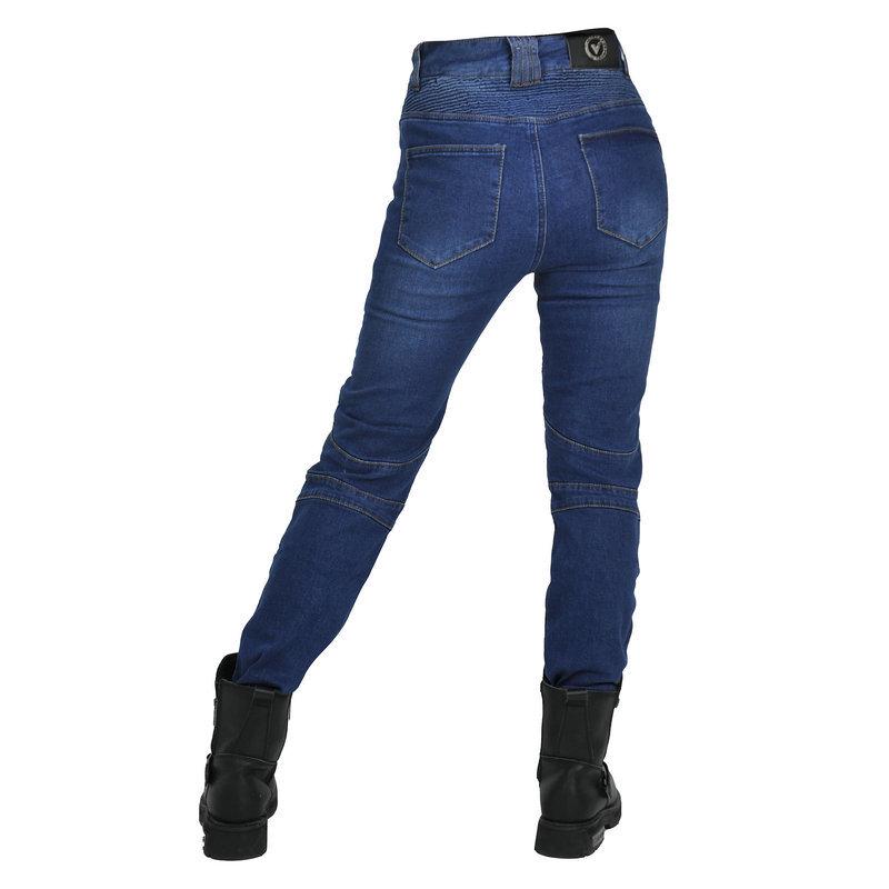 VOLERO Women's Casual Retro Stretch Motorcycle Jeans: Biker Pants for Racing & Anti-fall Protection