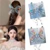 Crystal Hair Barrettes Fashion Hairpins Elegant Decorative Hairclip for Women Girls Simple Side Hair Clip Wedding Party