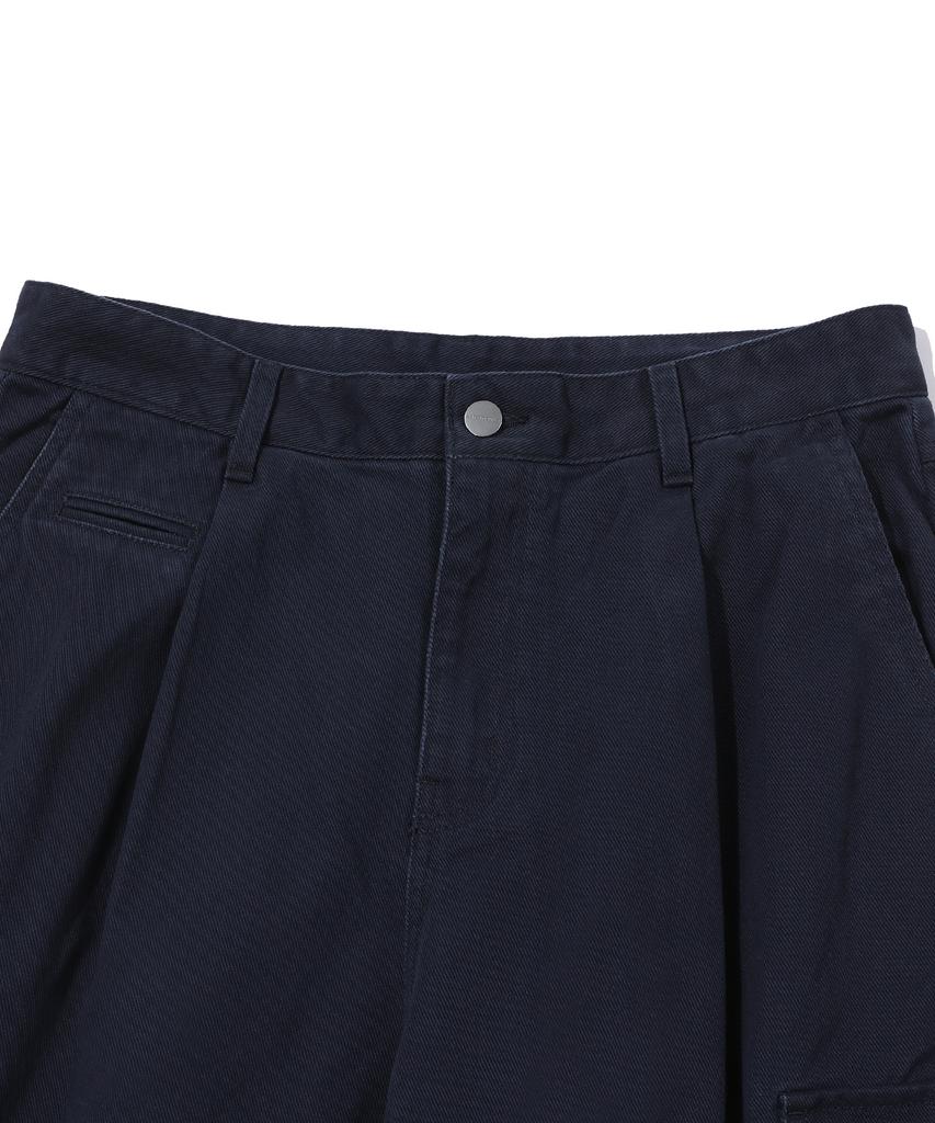 BEENTRILL Essential Twill Cotton Cargo Pants (Light Indigo)