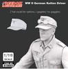 Freedom Model Kit 1/16 WWII German Sd.kfz.2 Kettenkraftrad Driver Figure Resin Kit FRE616001