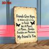 Retro Vintage Metal Butterfly Sign 20x30cm Wall Decor for Bar Garage Gift