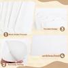 100Pcs White/Brown Kraft Paper Fan-Shaped Coffee Paper Filters for 2-4 Cups Pour Over Dripper