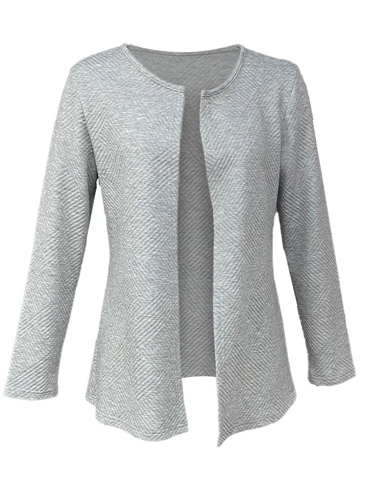 2024 Women's Cross-Border Autumn/Winter Fashion: Slim Fit Cardigan Coat