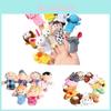 Cute Finger Puppets Doll Set For Kids Educational Family Entertainment 6/10/12 Pcs