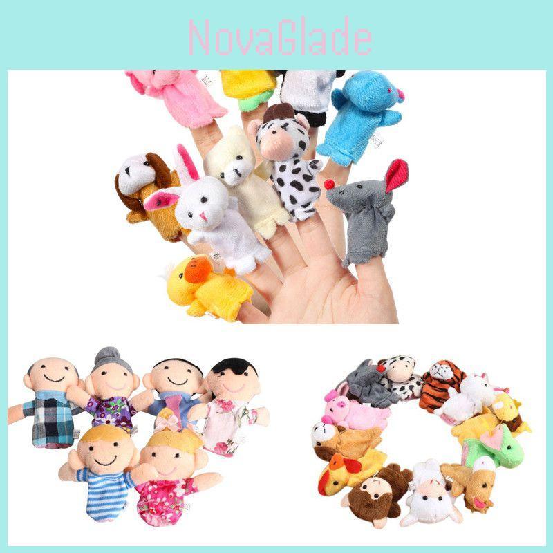 Colorful Cartoon Finger Puppets Doll Educational Toy For Kids And Family Activities
