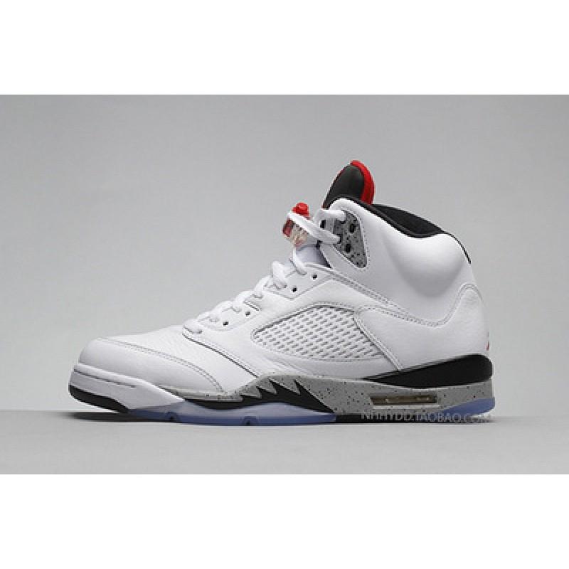 Pantofi de baschet autentici AJ5: Aripă de Cicadă Neagră, Pânză Albă, Albastru Gheață, Roșu și Galben Multicolor AJ6 Variație Sportivă.