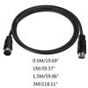 3/1.5/1/0.5m S-video Cable Male To Female 10Pin Mini DIN Computer Connector TV Cable For Projector VCR DVD Nickel Plated