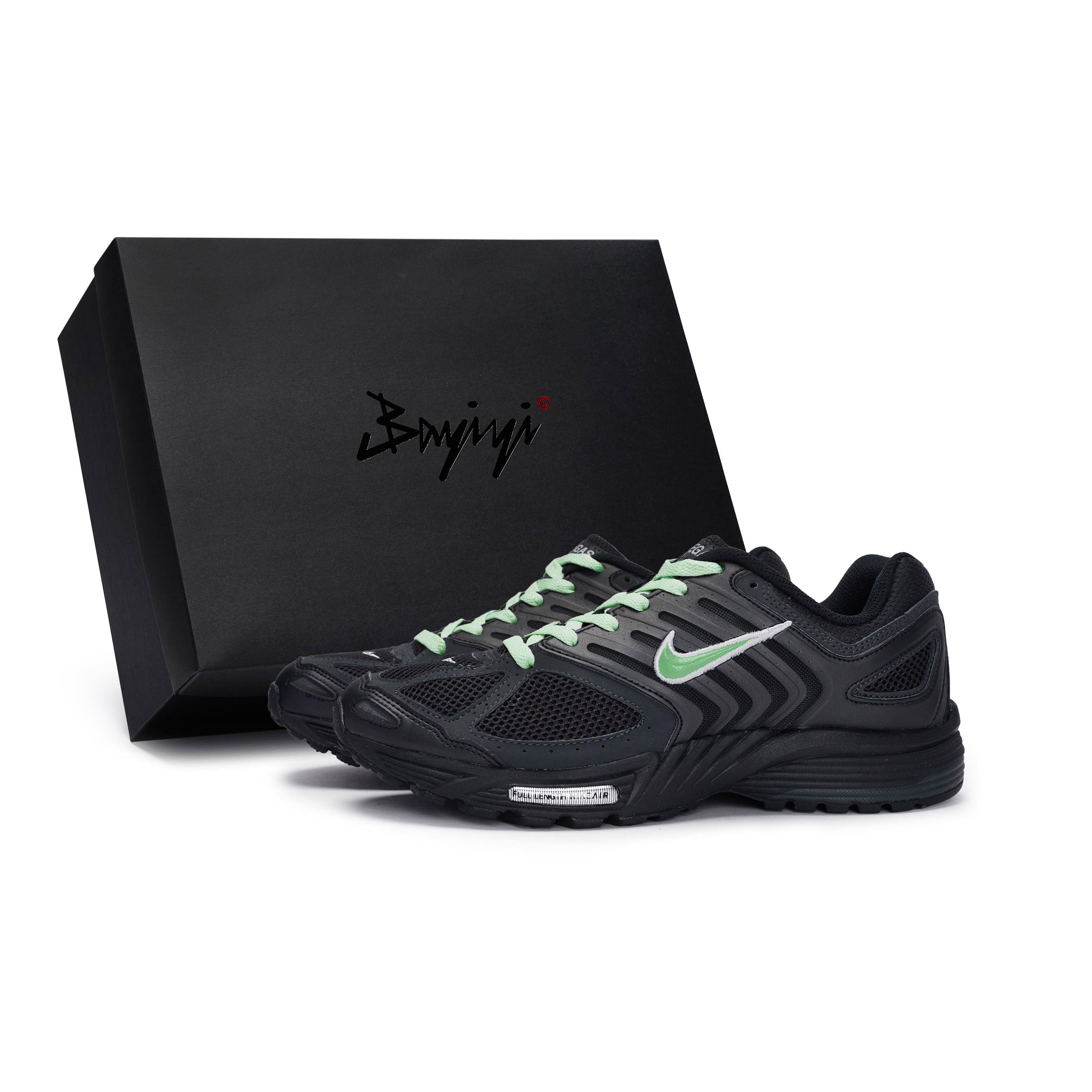 

Nike Air Pegasus 2K5 Slip Resistant Abrasion Resistant Low top Running Shoes Unisex Black Green HV1792-001(Team80-S-BOX) 42.5
