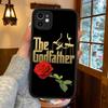United States TV The Godfather Phone Case For IPhone 16 15 14 13 12 11 Pro Max Plus X XS MAX Black Matte Phone Fundas