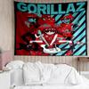 G-Gorillaz Band Tapestry for Bedroom Aesthetic Classroom Tapestries Wall Hanging for Living Room Dorm Office,Ideal Creative Gift