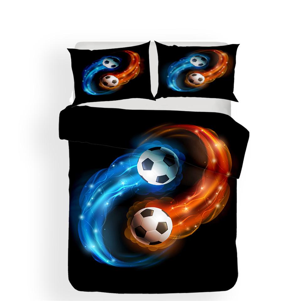 Fußball Bettbezug Fußball Fußball Bettwäsche Sets Edredon Futbol Einzeln Bedruckt Luxus Kind Kinder KEINE Bettlaken Bezüge Bettwäsche