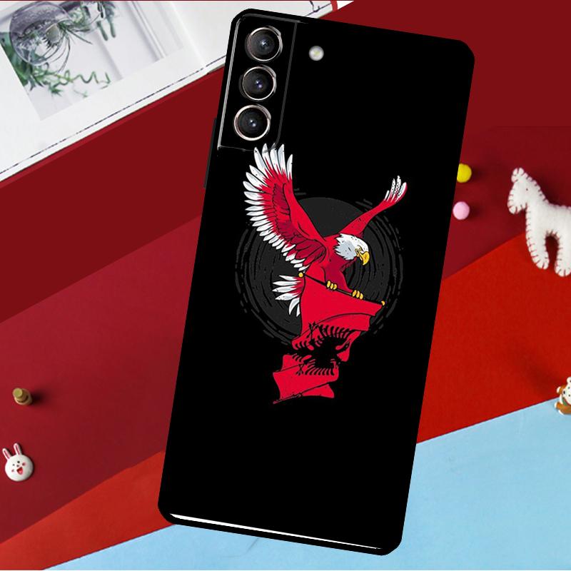 Albania Albanians Flag Funda For Samsung Galaxy S26 Ultra S24 S22 S23 S25 Plus S20 S21 FE S9 S10 S25 FE Phone Case