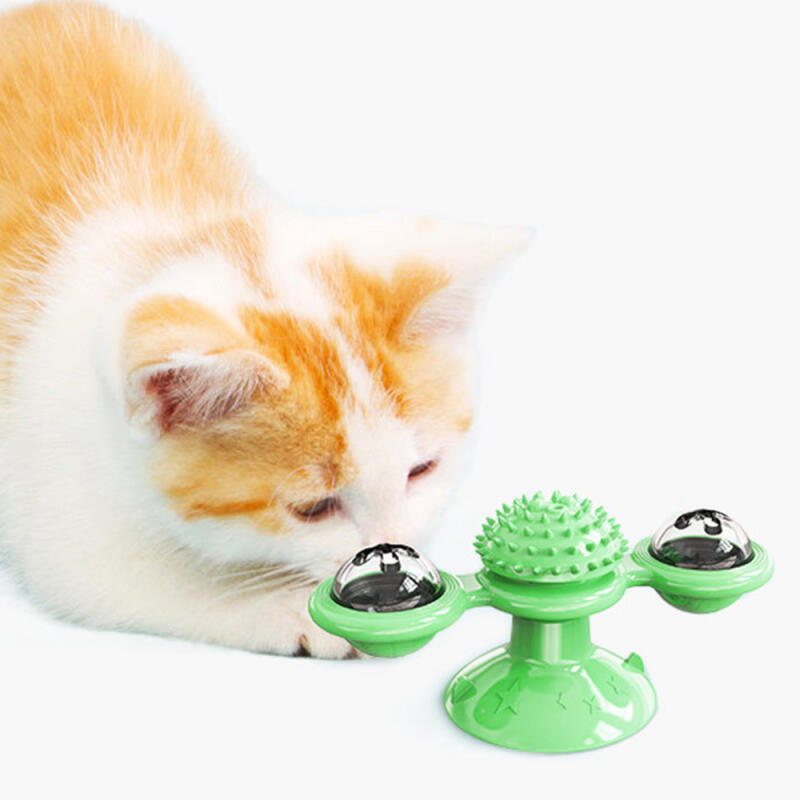 Jouet Moulin à Vent Balle Jouet Chat/Jouet Mobile Chat Pêcheur