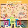 Watercolor Maple Leaf Party Wall Stickers Set For Fall Thanksgiving Decor Home