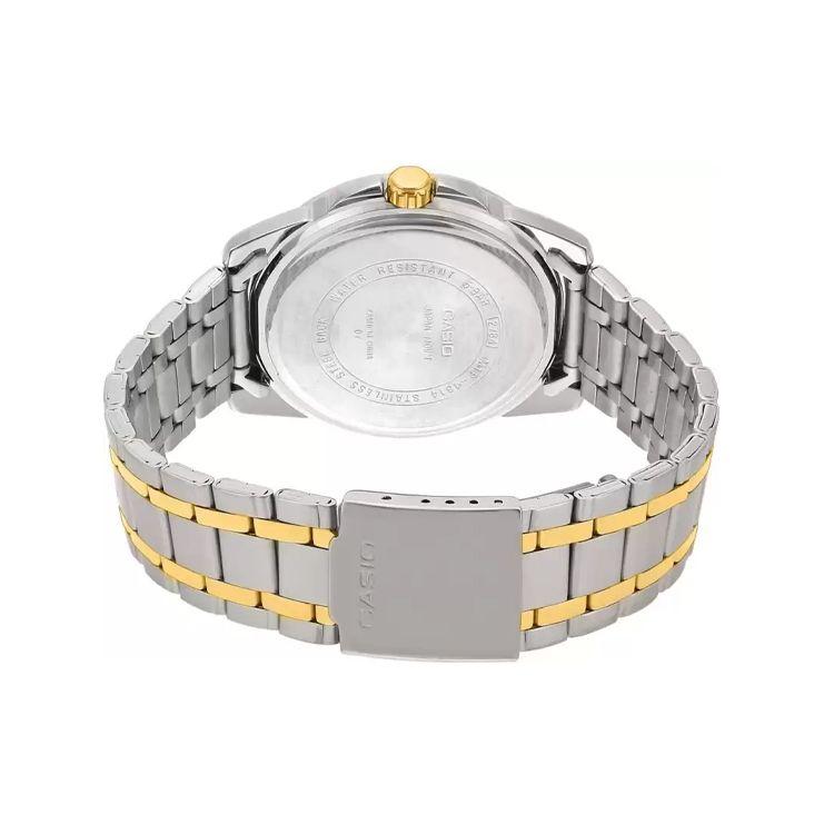 Casio Standard Series Retro Sports Watch Business Quartz Movement Stainless Steel Band Men Watches Black MTP-1314SG-1AVDF