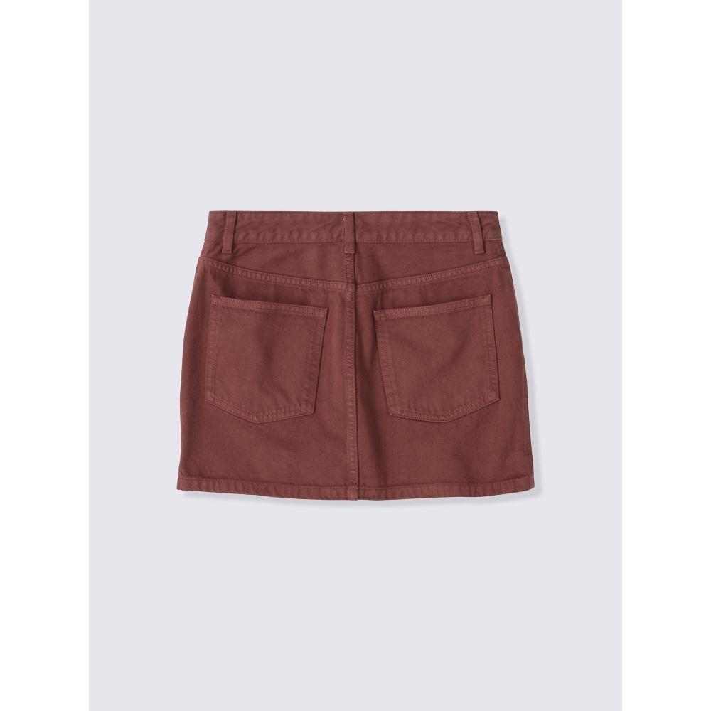 Gu By Uniqlo Low Waist Denim Mini Skirt Cl