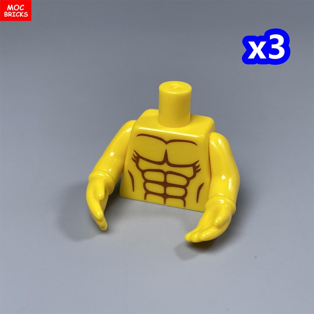 MOC Blocks Yellow Hands Arms Hold Infant Infant 4CM Figure Body Wear Accessories Assembled Construction Bricks Toy Children Plastic Material Doll