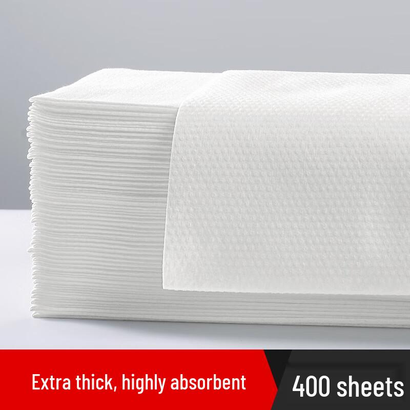 Disposable Non-Woven Bath Towels - 100 Pack