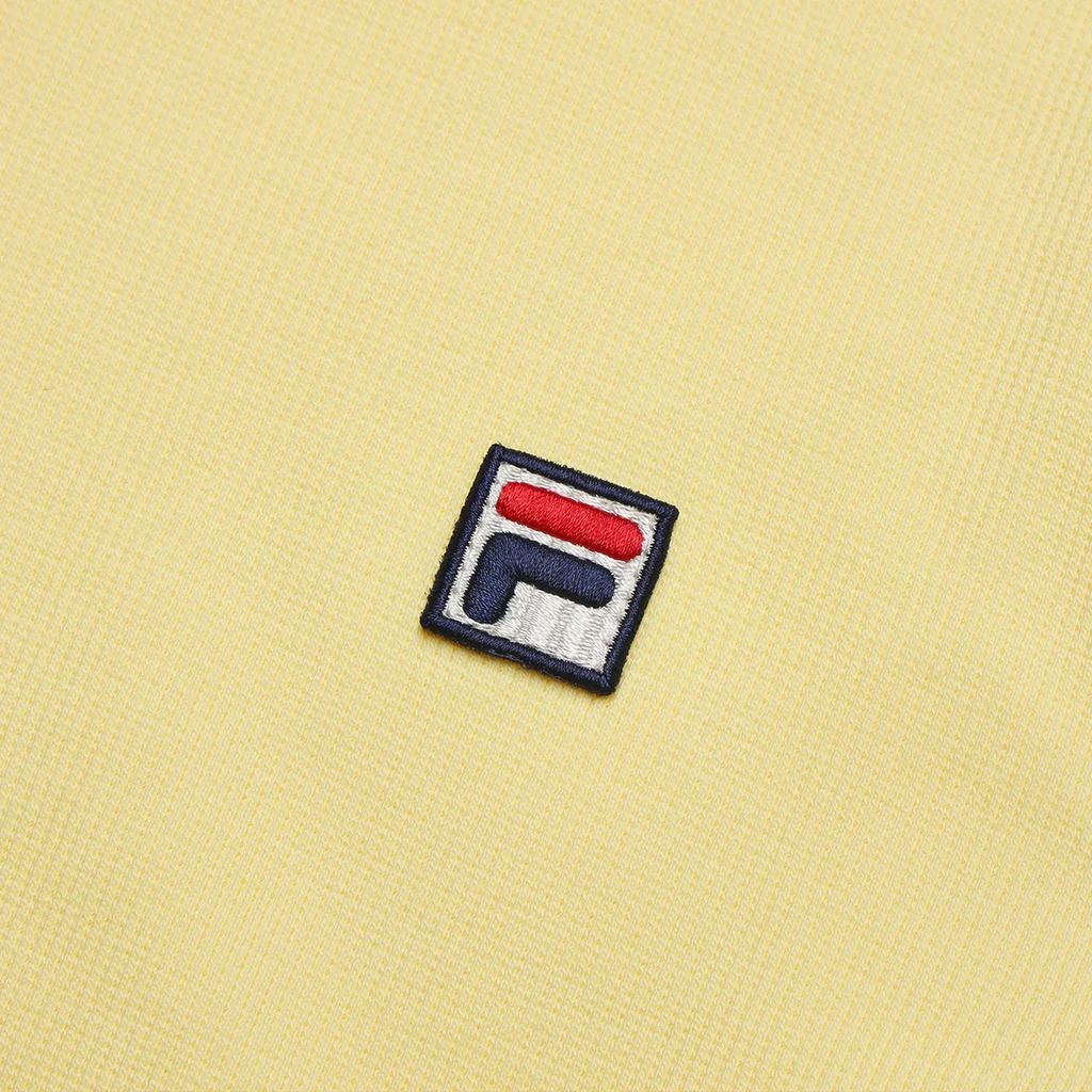 FILA X Hailey Collaboration Athletics Series Fashion Comfortable Short Sleeve T-Shirt Women tops Yellow A71W523101F-YE
