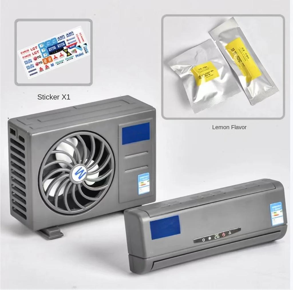 New Car Mini Air Conditioning Model Fragrance Car Air Outlet Fragrance Car Interior Decoration Perfume Durable Ornaments