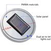 Solar Rechargeable Night Glow Car Cup Pad LED Light Auto on Off Vibration Sensor Green Cup Holder Mat Bottle Coaster Car