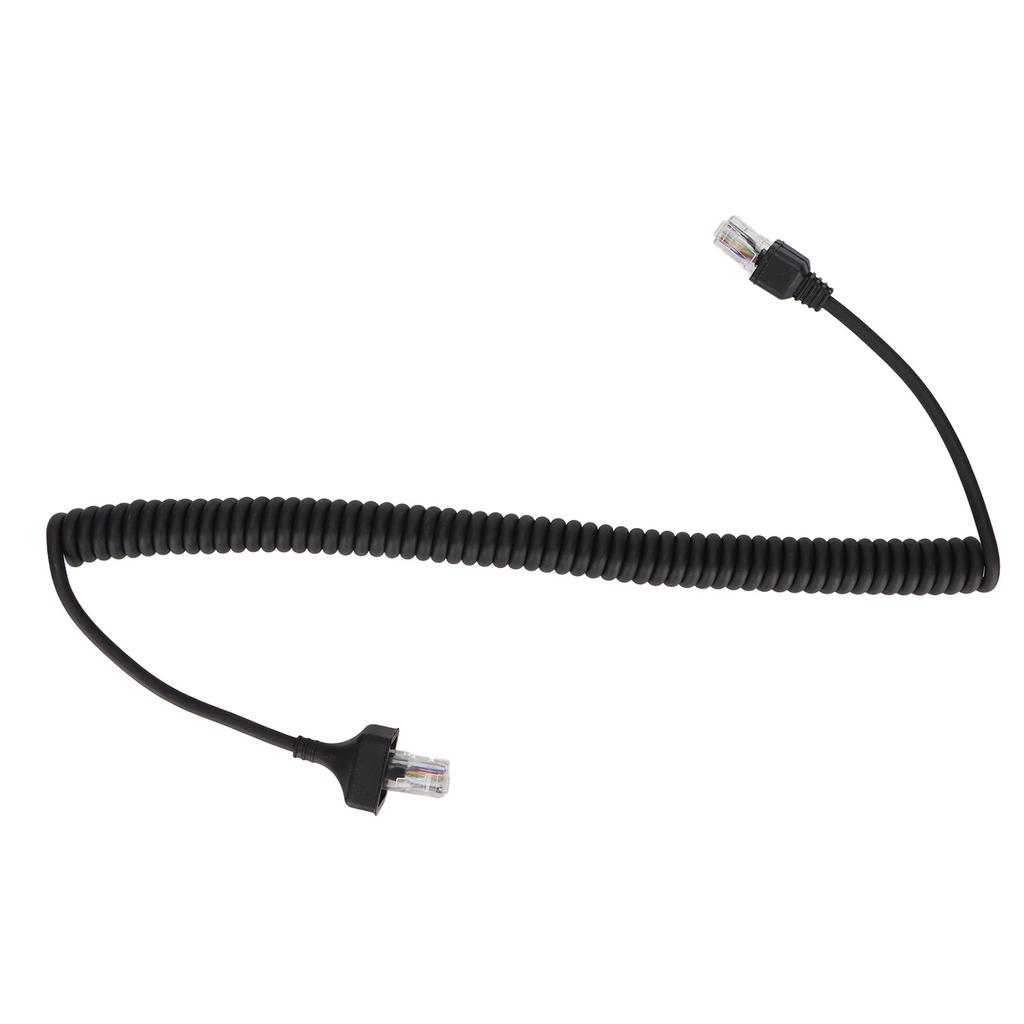 8 Pin Microphone Cable Replacement Speaker Microphone Cord for Kenwood TK‑868G TK‑768G TK‑862G