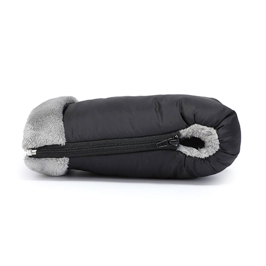 Baby Stroller Hand Muff Universal Warm Mittens Stroller Gloves with Fleece Lining Zipper Gloves Pushchair Accessories