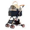 Aluminium Pet Stroller Walk Travel Carrier Carriage Pet Stroller For Cats Dogs Customized Small Pet Stroller