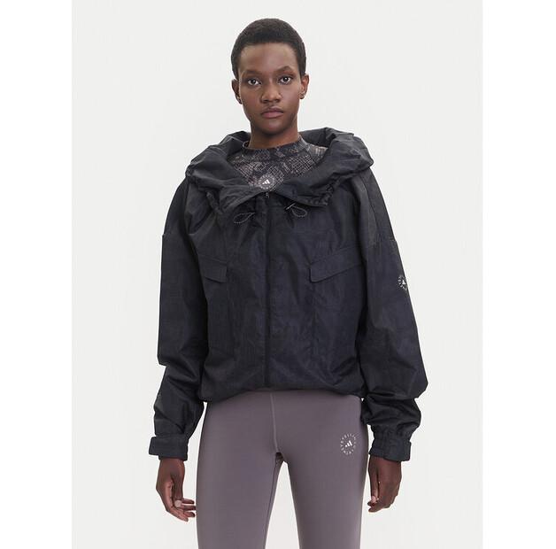 

Демисезонная куртка adidas by Stella McCartney, модель Track Top Printed JV7035, черная, свободный крой L