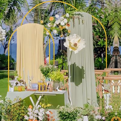Metal Kemer Arka Plan Standı 4ft/5ft/6ft/6.6ft Altın Düğün Kemeri Standı Çerçeve Çiçek Balon Fotoğrafçılık Tören Parti Bebek Duşu için Kemerli Çerçeve