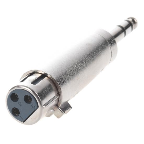 XLR Male to Jack Lead Plug Female 6.35mm Mic Microphone Patch Cable Adapter