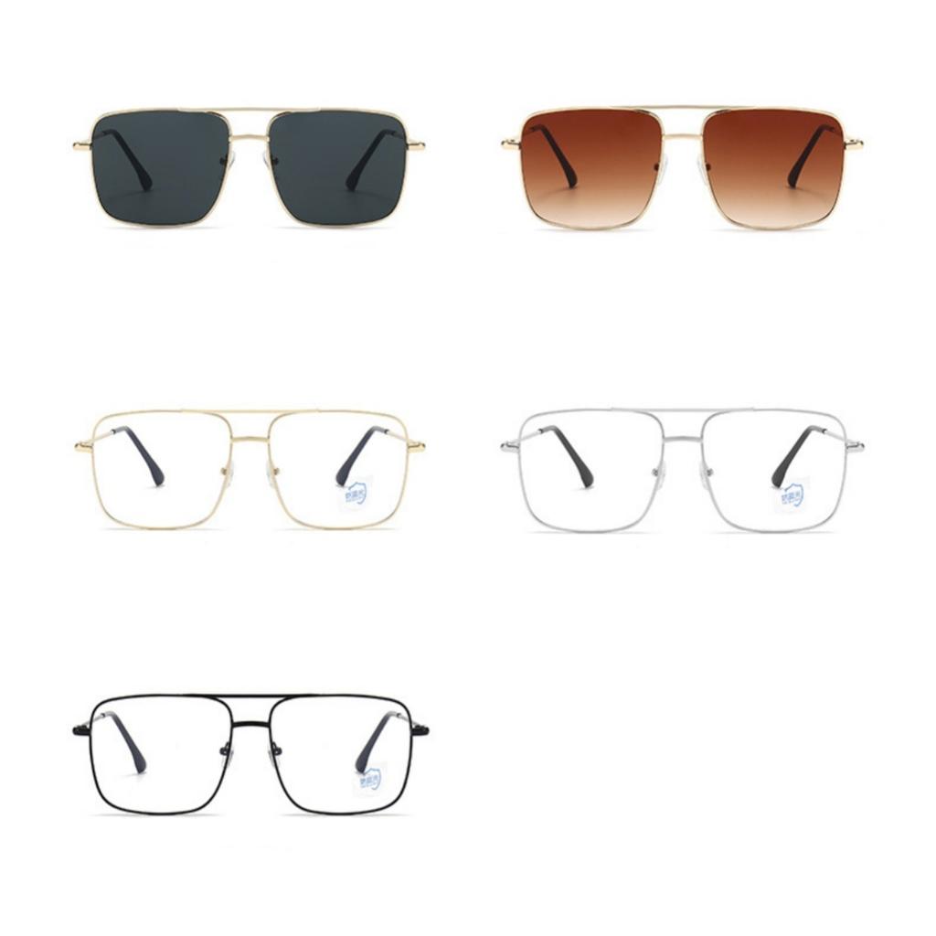 Personalized Sunglasses UV UV400 Sunglasses Square Sunglasses Double Beam For Driving Women's Fashion Outdoor