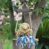 Halloween Witch Broom Door Hanging Decor Party Bar KTV Store Entrance Decoration
