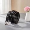 No Punching Casual Custom Belt Women's Simple and Versatile Korean Decorative Jeans Belt Women's Hollow Belt