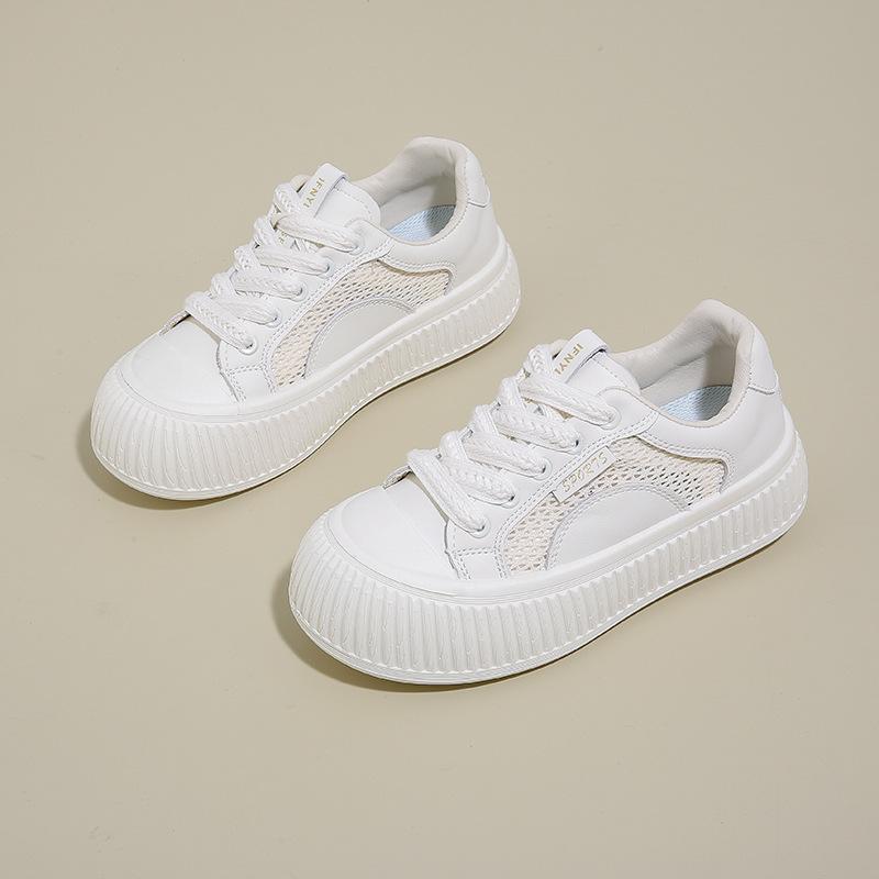 Spring New Breathable Little White Shoes Female Students Thick-soled Versatile Casual Sports Shoes