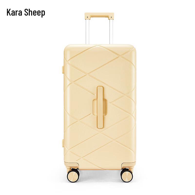 Carla Sheep CX8121 Diamond Rhombus Pattern Lightweight Luggage