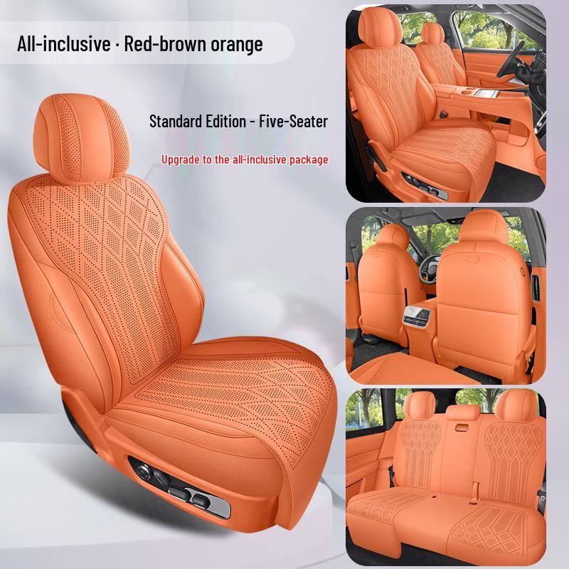 Suede Perforated Breathable All-Season Seat Cushions for Wenjie M9