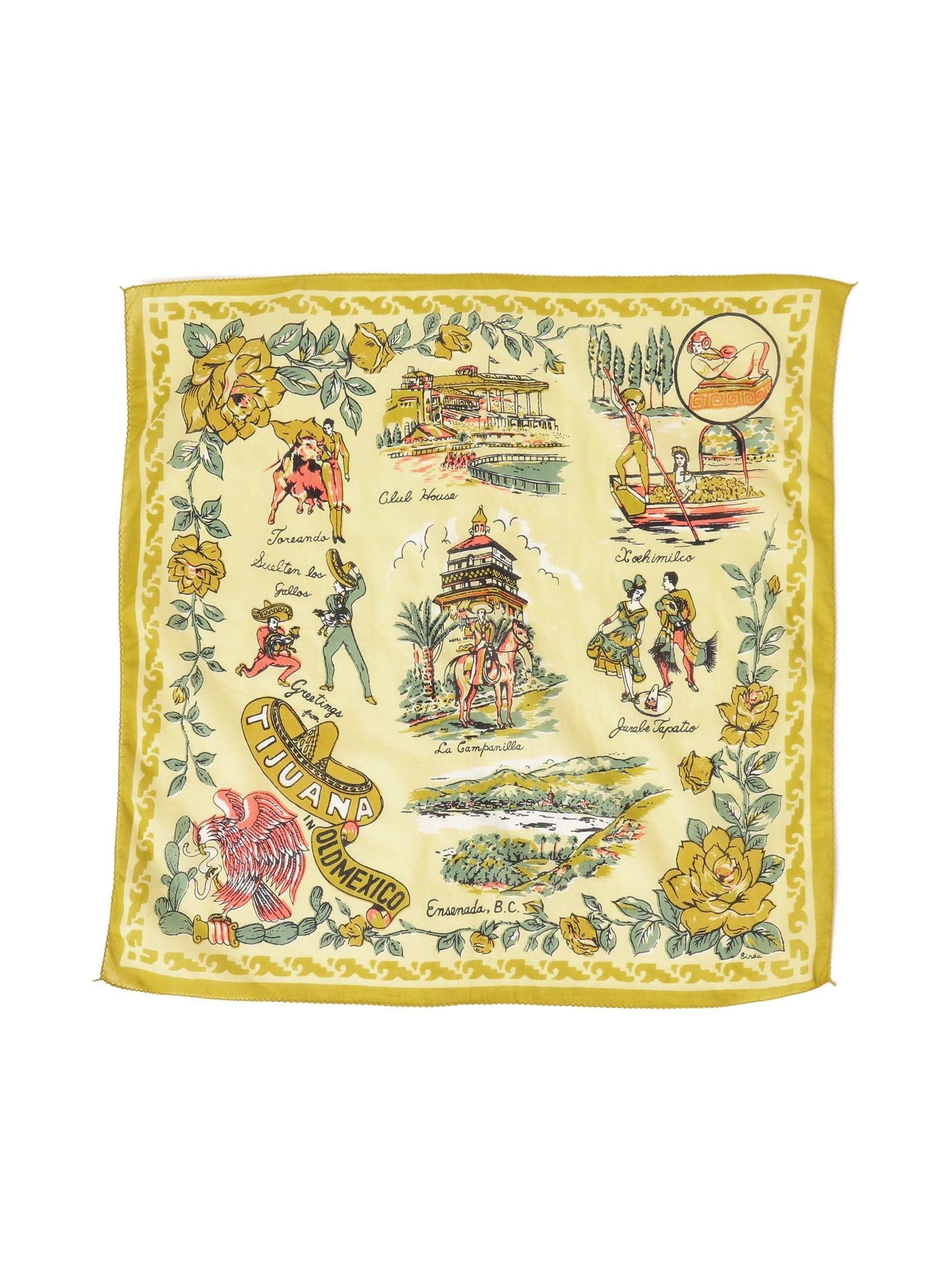 

Бандана с принтом карты BINDU 25SS 13470022039 [Beams Boy] Платок/бандана женская Tijuana2_Map_Bandana -