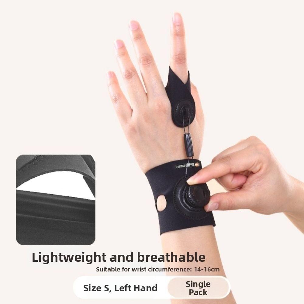 

Traction Finger Corrector Breathable Finger Trainer Splint Tenosynovitis Protection S Left
