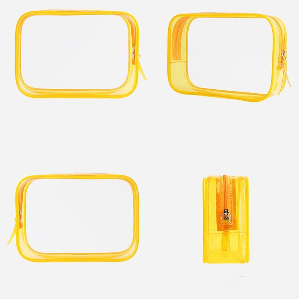 Capacity Wash Pouch PVC Cosmetic Cases Transparent Cosmetic Bag Storage Toiletry Bag Makeup Bags