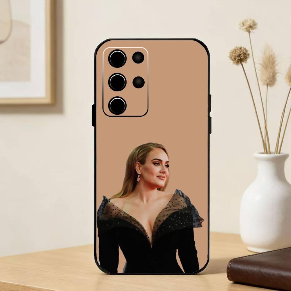 Singer A-Adele Phone Case For Samsung S25,S24,S21,S22,S23,S30,Ultra,S20,Plus,Fe,Note,5G Black Cover