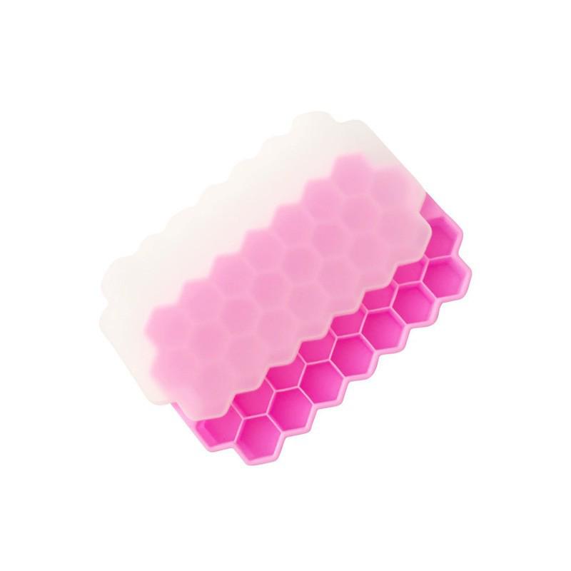 Food Grade Silicone Honeycomb Ice Cube Tray - Quick Freeze & Easy Demold