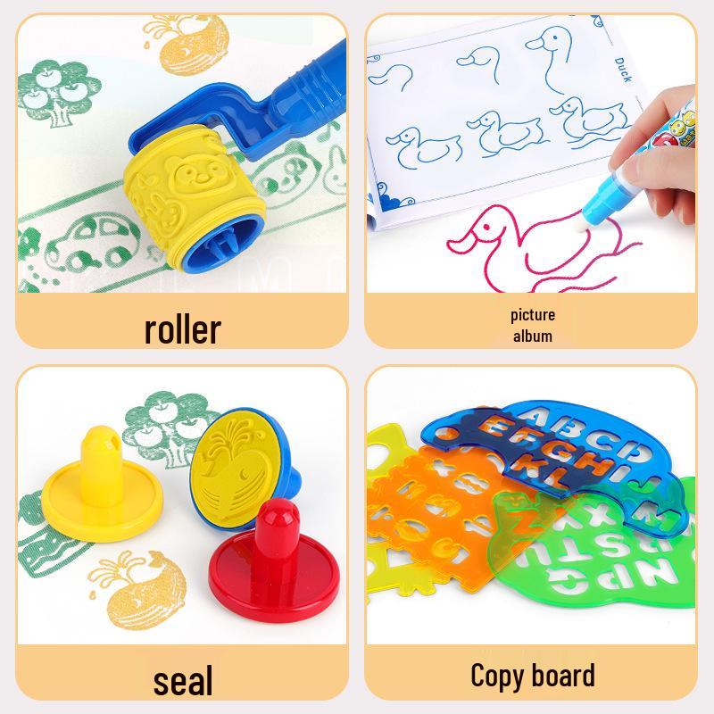 Magic Water Drawing Mat - 100×80cm Colorful Painting & Writing Blanket for Kids