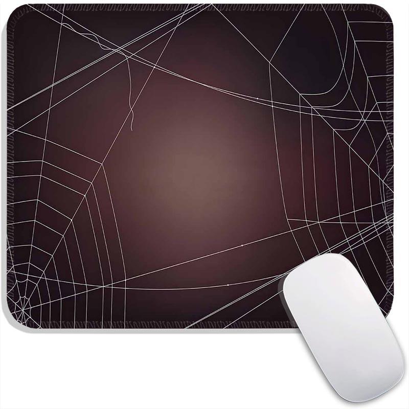 Spider Webs Standard Mouse Pad Small HD Mousemat Gaming Accessories Gamer MousePads Edge Stitched PC Non-Slip Travel Mousemat
