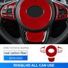 Real Soft Carbon Fiber Steering Wheel Wrap for Toyota Supra GR A90 A91 MK5 2019 2020 2021 2022 2023 2024 2025 Car Interior Decor