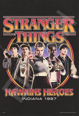 Epoch 1053 Super Klein Stuk Legpuzzel Netflix Stranger Things Hawkins Heroes Bevat en Score Ticket Puzzel, (26x38cm), 32-615s, Lijm, Spatel,