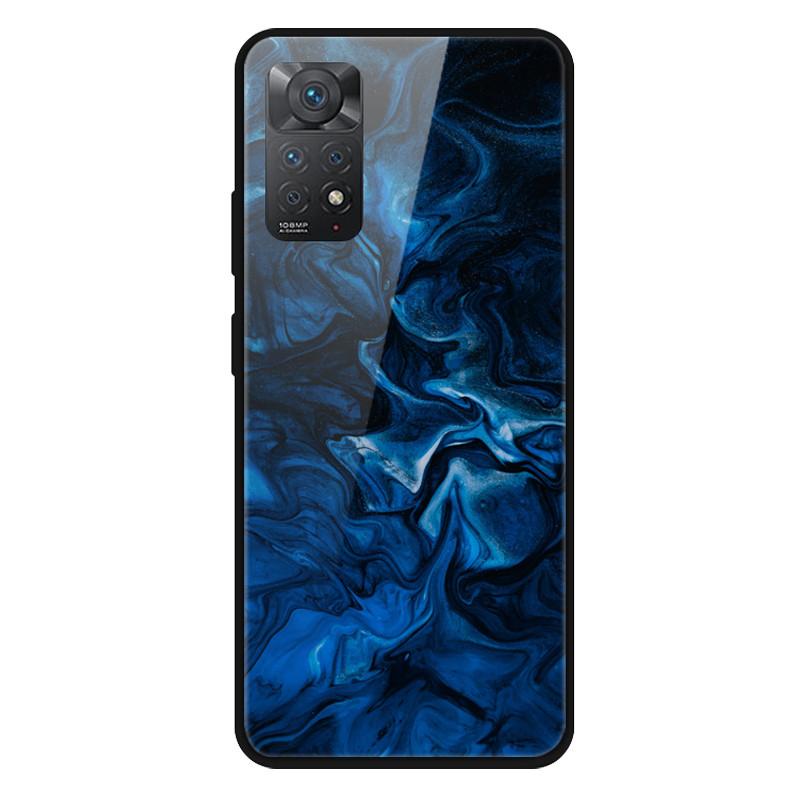 Fashion Glass Cover For Xiaomi Redmi Note 10 / Note 11 / Note 12 Case Tempered Glass Covers for Xiaomi Redmi Note 12 4G Case
