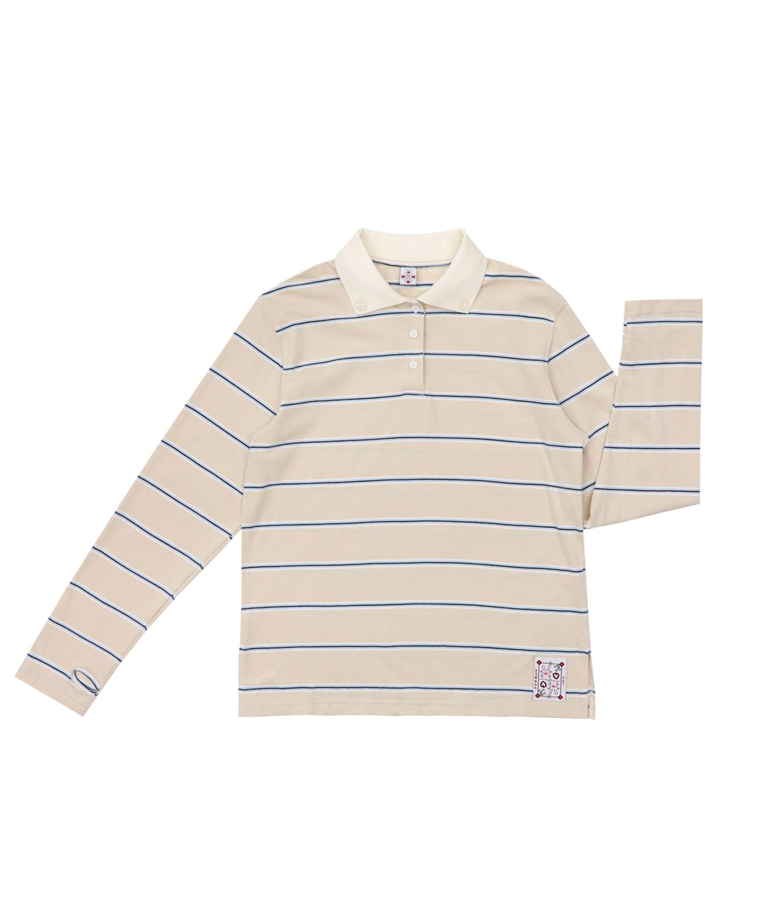 Stripe Rugby T-Shirt (Ivory)
